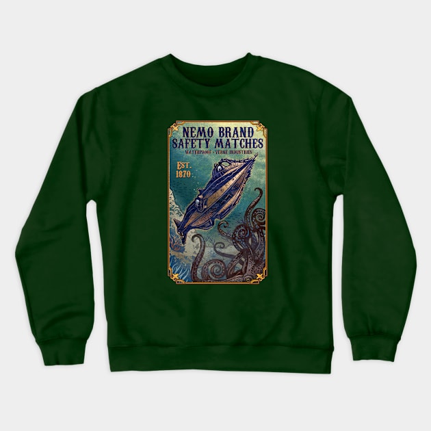 Nautilus Matches Crewneck Sweatshirt by ChetArt